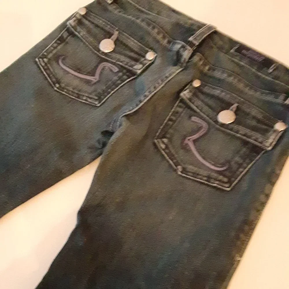 ROCK & REPUBLIC flared leg jeans kids 7/8